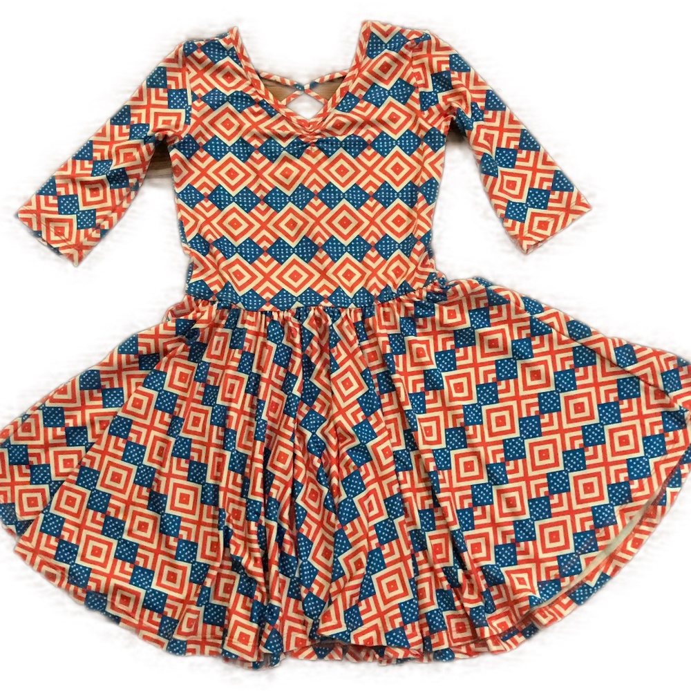 NWT Patriotic DDS Twirl Dress 5/6